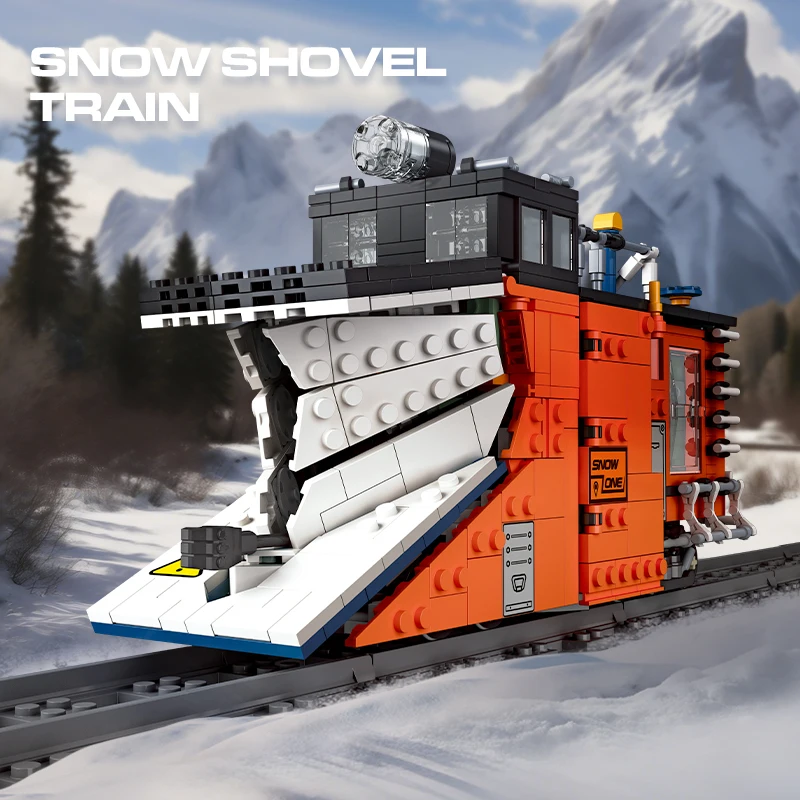 Technical Railway Snow Shovel Train With LED Lights Building Blocks,DIY Assembly Personalized Toy For Christmas Gifts
Technical Railway Snow Shovel Train With LED Lights Building Blocks,DIY Assembly Personalized Toy For Christmas Gifts