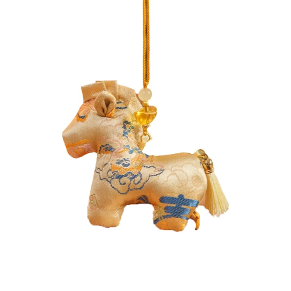 Brocade Zodiac Horse Sachet Refillable Embroidery Mascot Pony Pendant Chinese Style Zipper Design Pony Car Pendant
Brocade Zodiac Horse Sachet Refillable Embroidery Mascot Pony Pendant Chinese Style Zipper Design Pony Car Pendant