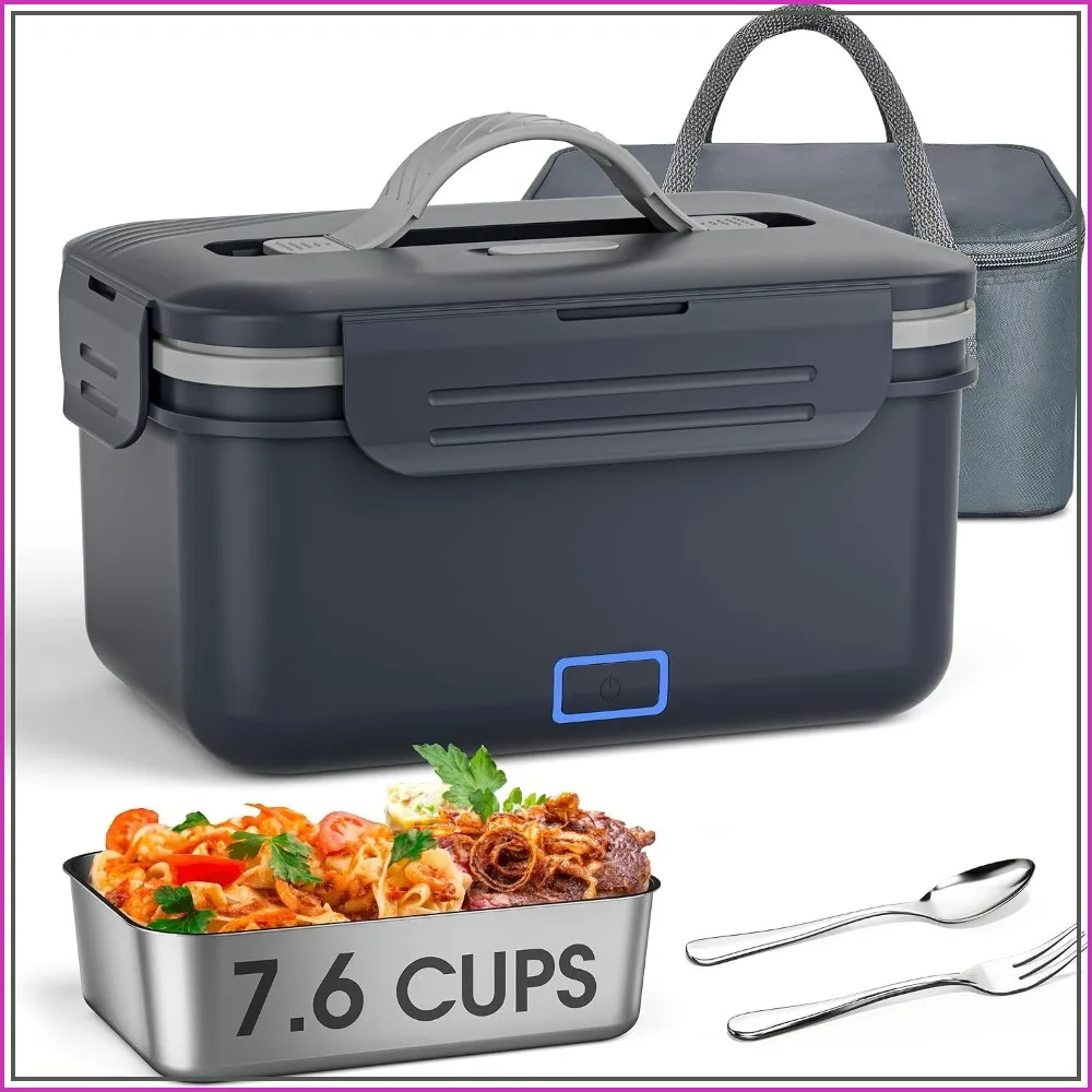 7.6 Cups Cordless Electric Lunch Box for Adults, 8000mAh Rechargeable, Automatic Heating for Office/Outdoor/Truck
7.6 Cups Cordless Electric Lunch Box for Adults, 8000mAh Rechargeable, Automatic Heating for Office/Outdoor/Truck