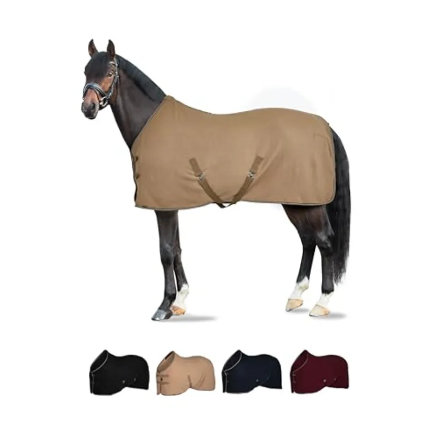 Kiel Fleece Horse Cooler Blanket Quick-Dry Fleece Horse Cooler Sheet with X-Surcgles and Tail Cord
Kiel Fleece Horse Cooler Blanket Quick-Dry Fleece Horse Cooler Sheet with X-Surcgles and Tail Cord