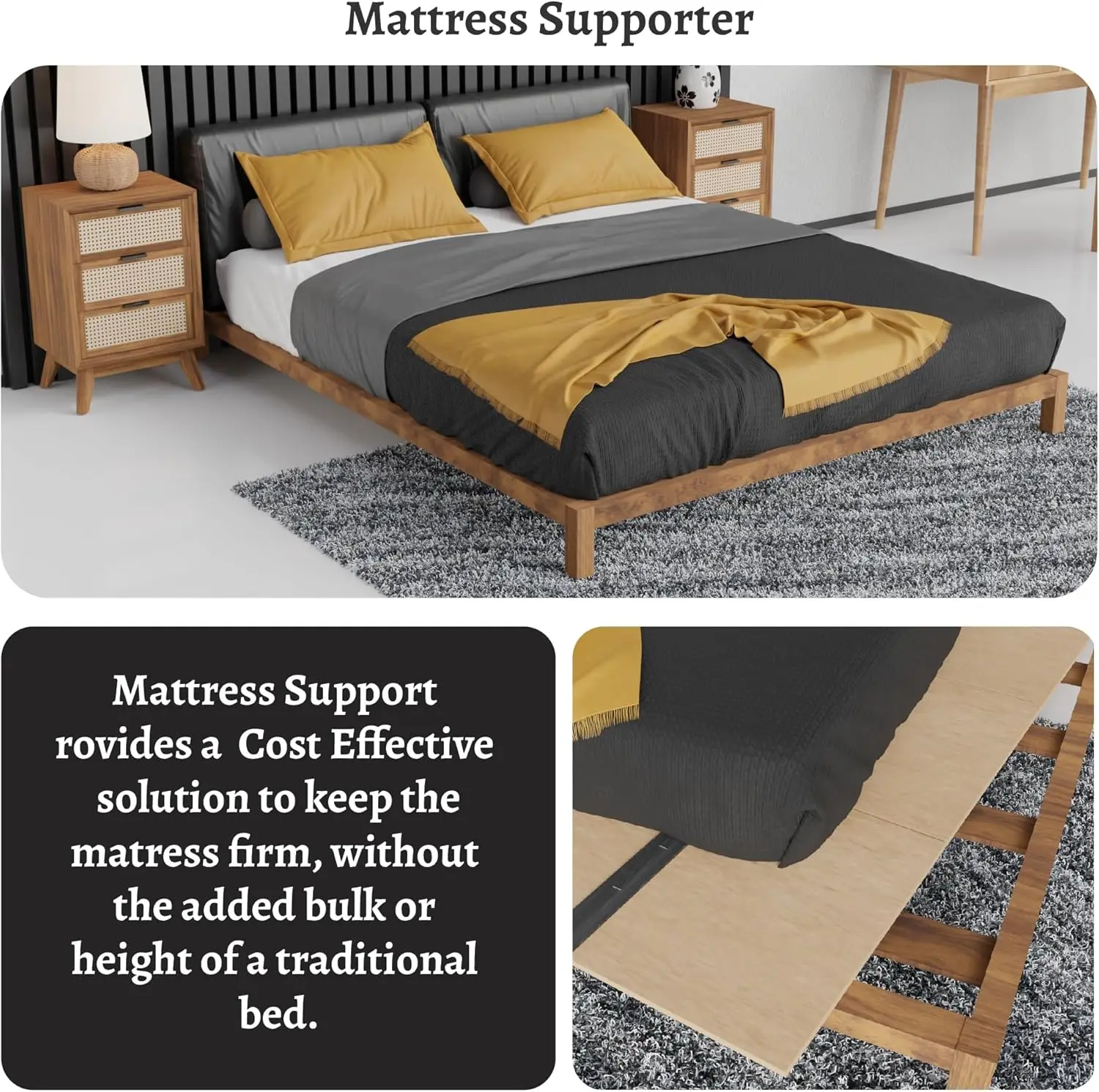 Zutan, Foldable Box Spring, Bunkie Board And Bed Support Board To Minimize Bed, Good For Day Bed, Trundle Bed, Bunkbed &
Zutan, Foldable Box Spring, Bunkie Board And Bed Support Board To Minimize Bed, Good For Day Bed, Trundle Bed, Bunkbed &