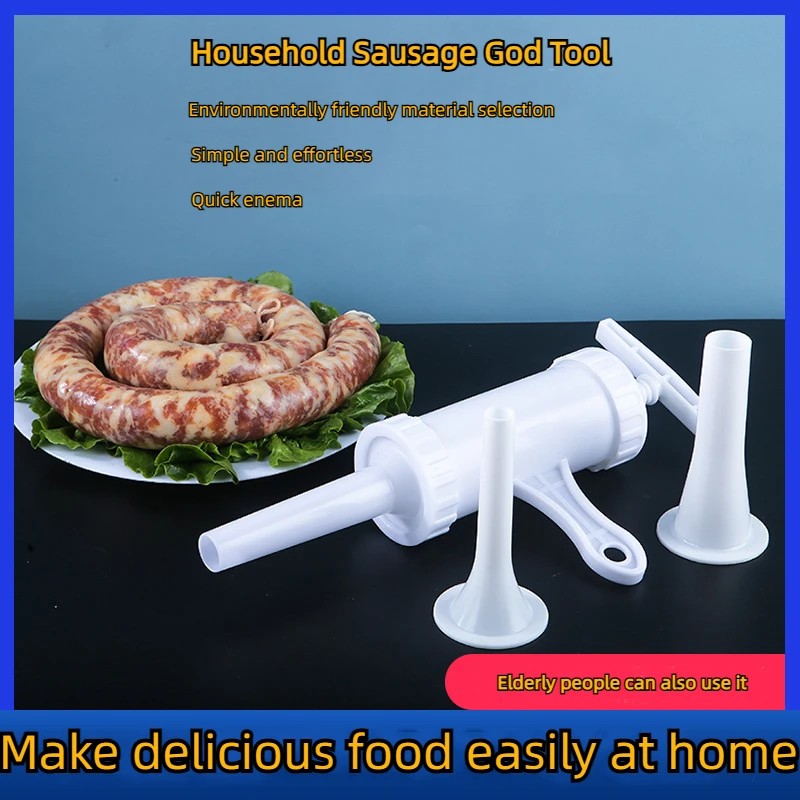 Hand push sausage filling tool, sausage machine, small sausage filling device, household manual sausage filling machine
Hand push sausage filling tool, sausage machine, small sausage filling device, household manual sausage filling machine