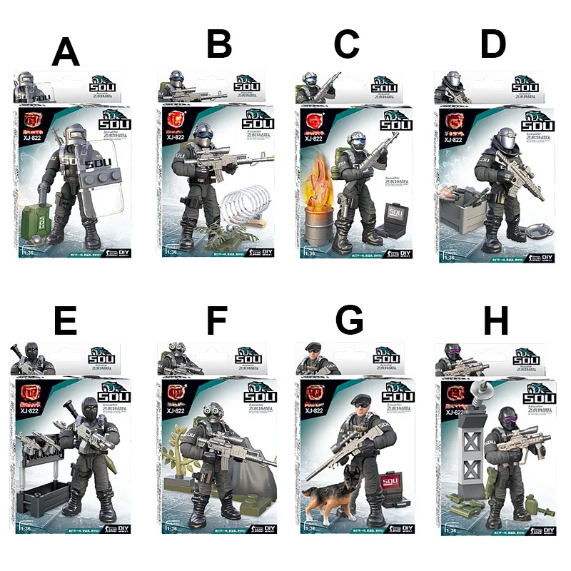 New Soldier Military Base Building Block Doll Full Joint Movable Puzzle Boy Toy Gift 822
New Soldier Military Base Building Block Doll Full Joint Movable Puzzle Boy Toy Gift 822