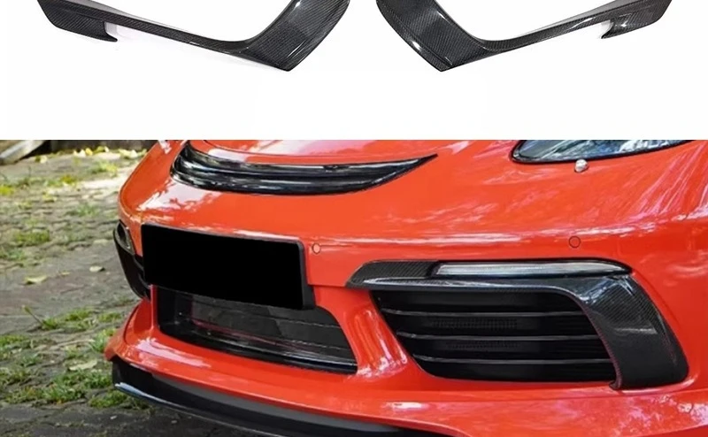 For Porsche 718 Carbon Fiber Front Bar Fog Light Air Knife Modified Trend Light Eyebrow Small Surround Auto Parts
For Porsche 718 Carbon Fiber Front Bar Fog Light Air Knife Modified Trend Light Eyebrow Small Surround Auto Parts