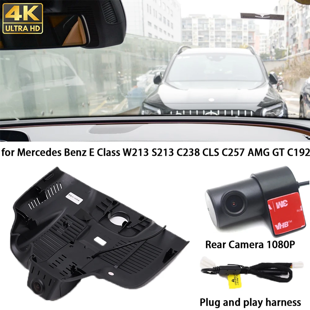 for Mercedes Benz E Class W213 S213 C238 CLS C257 AMG GT C192 4K Dash Cam Front Rear Camera DVR Plug and Play Recorder Record
for Mercedes Benz E Class W213 S213 C238 CLS C257 AMG GT C192 4K Dash Cam Front Rear Camera DVR Plug and Play Recorder Record