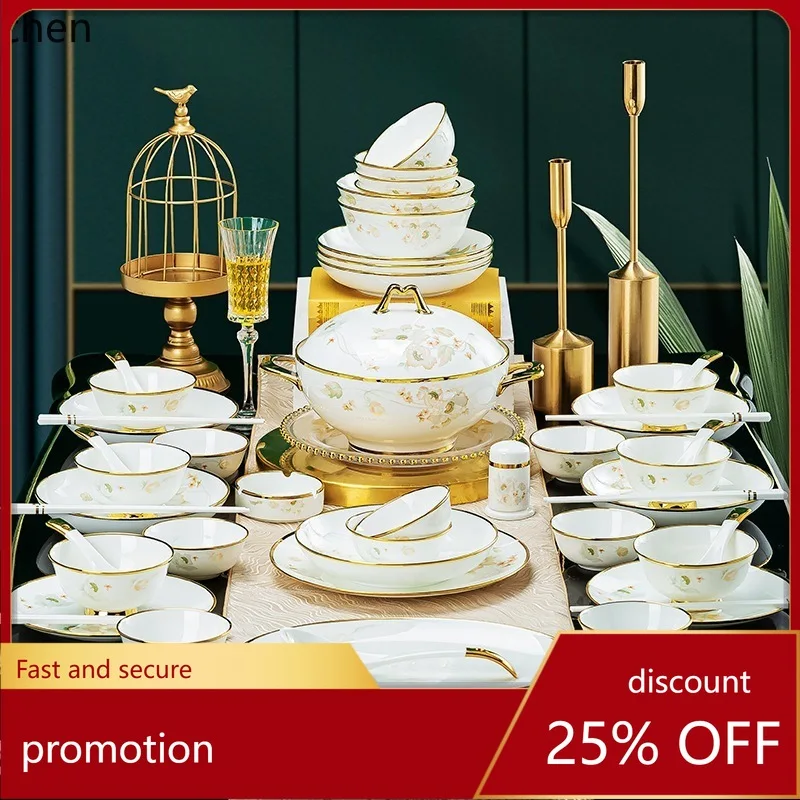Hxl dinnerware set - bone china bowl, plate, and utensil gift set
Hxl dinnerware set - bone china bowl, plate, and utensil gift set