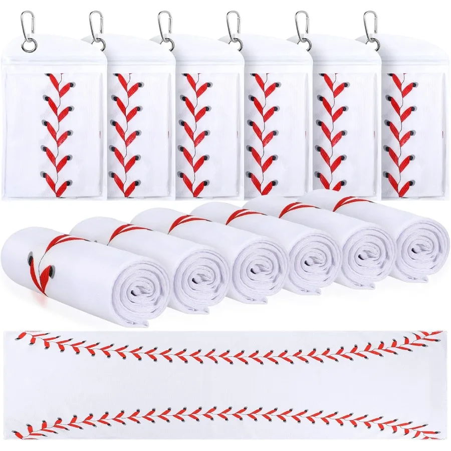 6 Pack Baseball Cooling Towels for Boys White Sports Towels with Bags 40"x12" Breathable Chilly Towel Microfiber Towel for Base
6 Pack Baseball Cooling Towels for Boys White Sports Towels with Bags 40"x12" Breathable Chilly Towel Microfiber Towel for Base