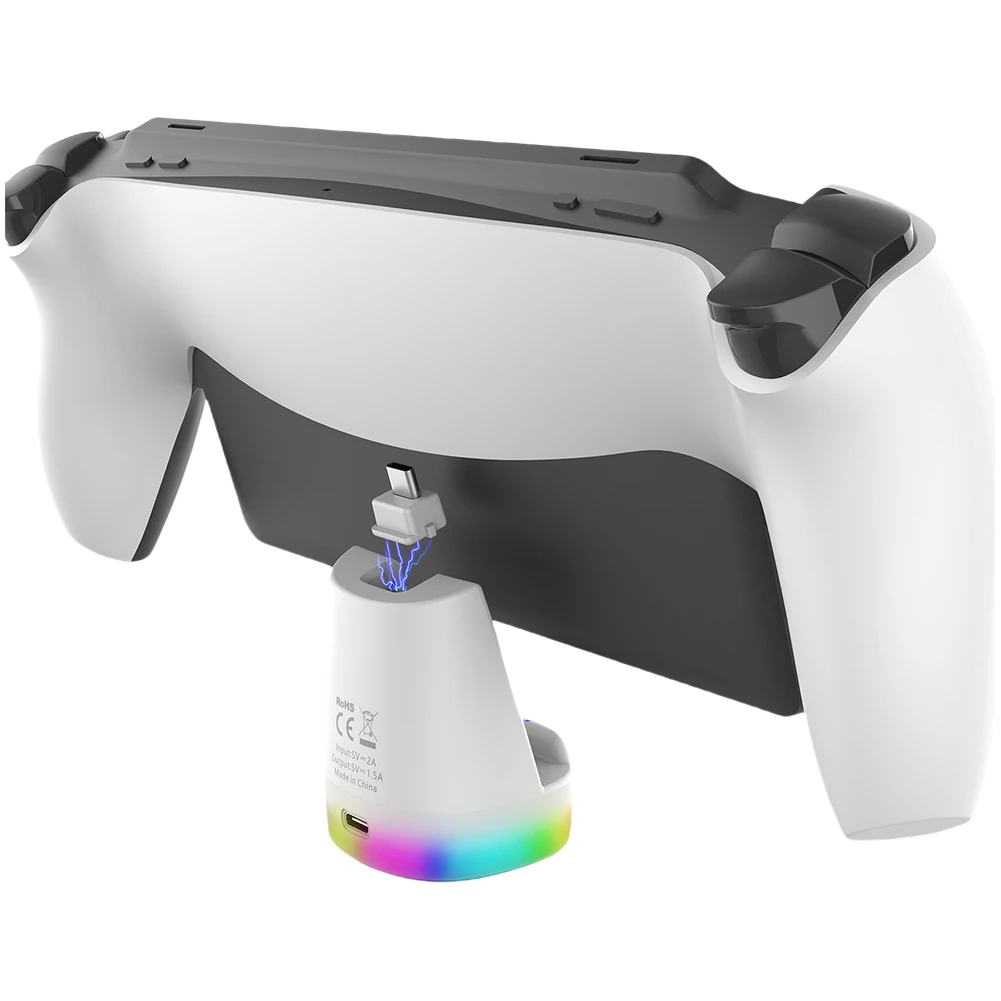 Зарядная док-станция для PS5 Portal с RGB-подсветкой, магнитная зарядная база с портом Type-C для консоли PlayStation Portal
Зарядная док-станция для PS5 Portal с RGB-подсветкой, магнитная зарядная база с портом Type-C для консоли PlayStation Portal