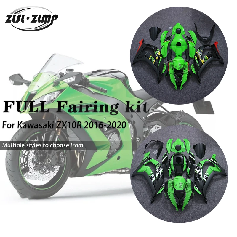 Motorcycle Panel Cowling Bodywork Full Fairing Body Kit ABS Plastic For KAWASAKI ZX10R ZX 10R ZX-10R 2016 2017 2018 2019 2020
Motorcycle Panel Cowling Bodywork Full Fairing Body Kit ABS Plastic For KAWASAKI ZX10R ZX 10R ZX-10R 2016 2017 2018 2019 2020