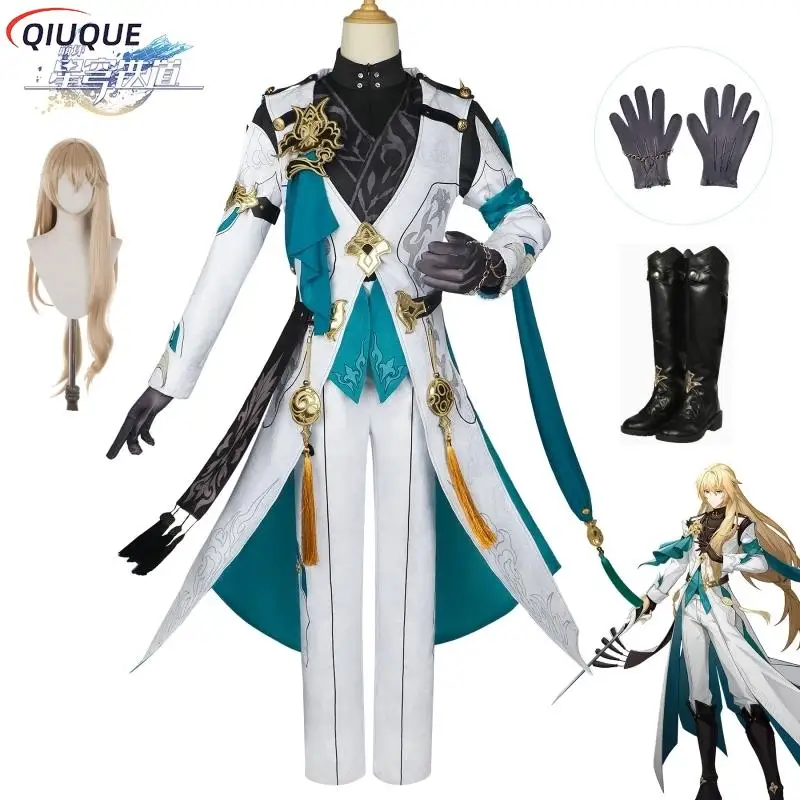 Honkai Star Rail Luocha Cosplay Costume Wig Shoes Luo Cha Coat Uniform Suits Headwear Gloves Halloween Carnival Outfits
Honkai Star Rail Luocha Cosplay Costume Wig Shoes Luo Cha Coat Uniform Suits Headwear Gloves Halloween Carnival Outfits