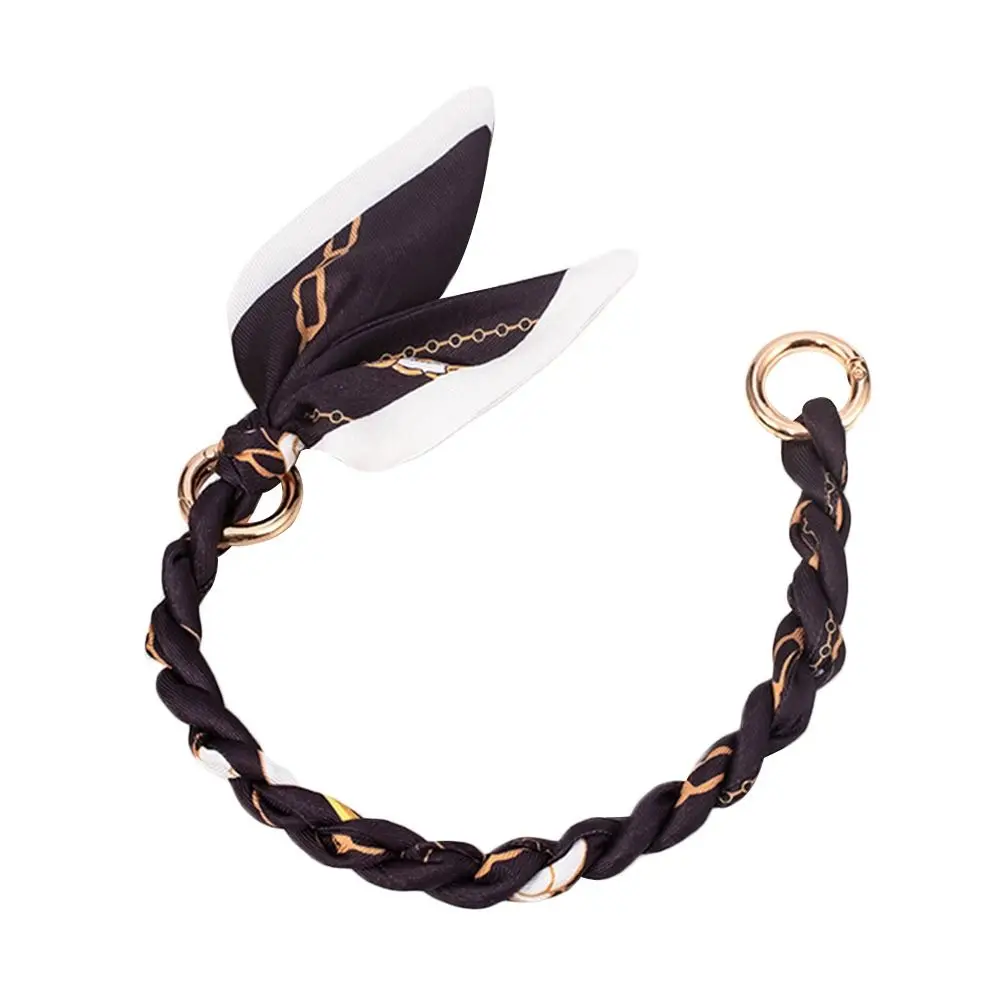 DIY Metal Alloy Silk Scarf Bag Chain Detachable Bow Ribbon Handbag Strap Bags Belt Straps Bags
DIY Metal Alloy Silk Scarf Bag Chain Detachable Bow Ribbon Handbag Strap Bags Belt Straps Bags