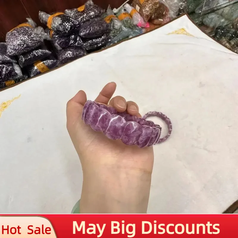 Новый натуральный редкий смешанный фиолетовый Lepidolite Monet сад браслет AAAA Гладкий драгоценный камень для изготовления ювелирных изделий дизайн подарок для женщин
Новый натуральный редкий смешанный фиолетовый Lepidolite Monet сад браслет AAAA Гладкий драгоценный камень для изготовления ювелирных изделий дизайн подарок для женщин