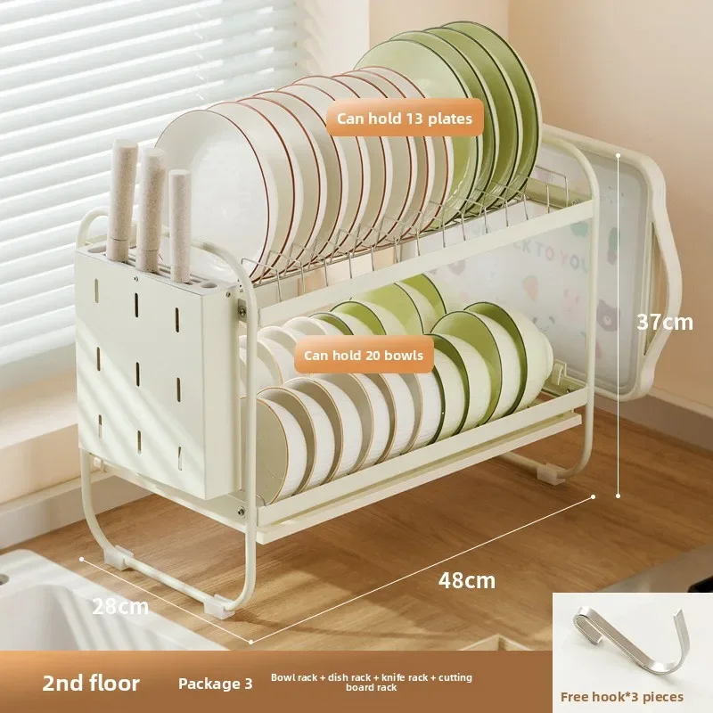 Firm Kitchen Bowl Rack Drain Rack Shelf New Countertop Bowl Plate Chopsticks Dish Storage Rack Factory
Firm Kitchen Bowl Rack Drain Rack Shelf New Countertop Bowl Plate Chopsticks Dish Storage Rack Factory