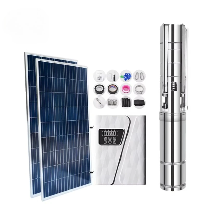 10hp Submersible Water Pump Borehole Pump Solar Irrigation System for Agriculture
10hp Submersible Water Pump Borehole Pump Solar Irrigation System for Agriculture