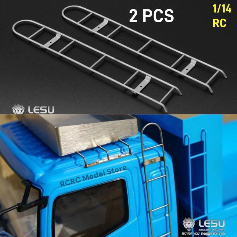 2 PCS LESU 1/14 RC Truck Access Ladder Climbing Stairs For Tamiya 1:14 RC Truck Cab Decoration Parts Accessories
2 PCS LESU 1/14 RC Truck Access Ladder Climbing Stairs For Tamiya 1:14 RC Truck Cab Decoration Parts Accessories
