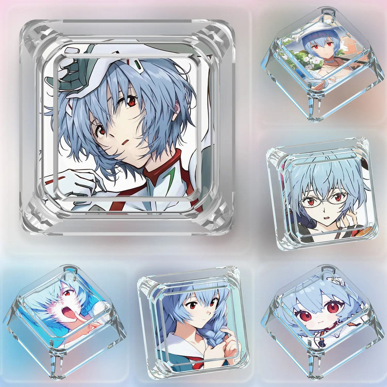 Diy Goddess Story Ayanami Rei Mechanical Keyboard Keycaps Cross-Axis Mechanical Keyboard Pc Personalized Keycaps Gift Toys
Diy Goddess Story Ayanami Rei Mechanical Keyboard Keycaps Cross-Axis Mechanical Keyboard Pc Personalized Keycaps Gift Toys