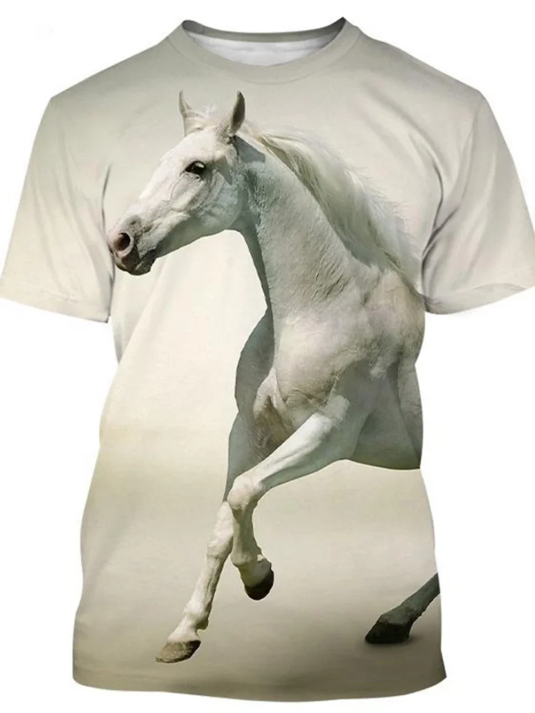 T -Shirt Man Fashion Animal Horse 3D Printing Top Summer Outdoor Casual Style Loose Comfortable Men's T-Shirt Short Sleeve
T -Shirt Man Fashion Animal Horse 3D Printing Top Summer Outdoor Casual Style Loose Comfortable Men's T-Shirt Short Sleeve