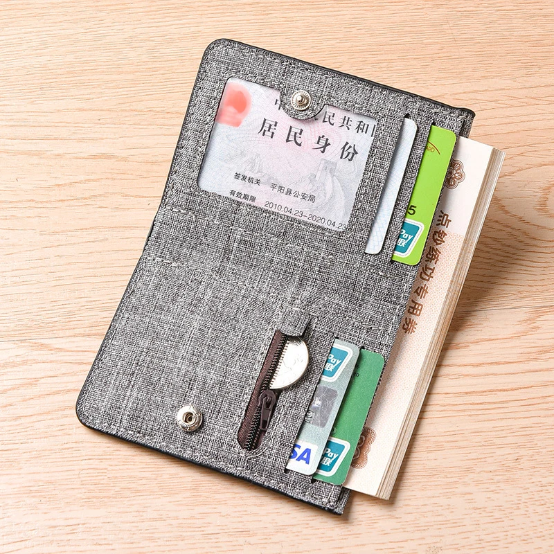 Men's Vertical Canvas Wallet Multi-card Slot Minimalist Student Personality Horizontal Purse for Boys
Men's Vertical Canvas Wallet Multi-card Slot Minimalist Student Personality Horizontal Purse for Boys