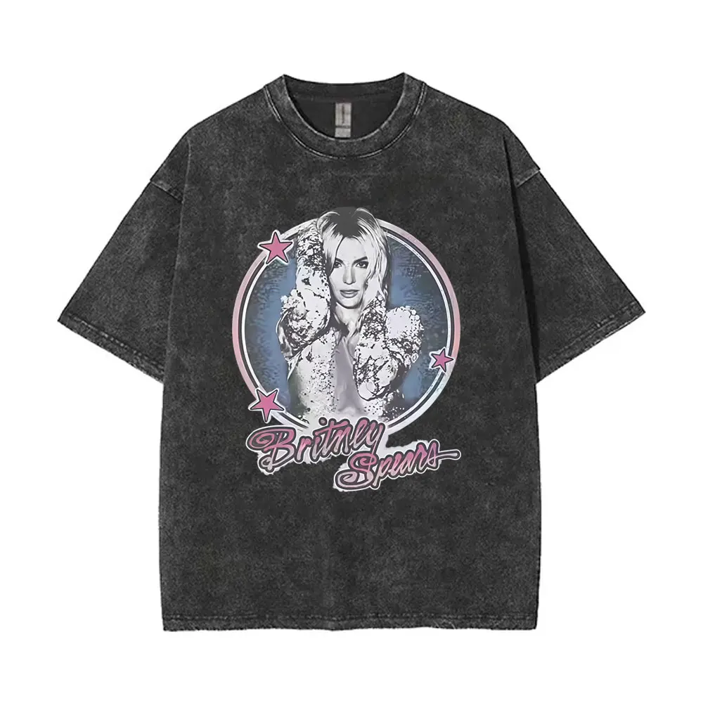 Washed Vintage Singer Britney Spears Graphic T-shirt Men Women Fashion Casual Oversized Short Sleeve T Shirts Streetwear Unisex
Washed Vintage Singer Britney Spears Graphic T-shirt Men Women Fashion Casual Oversized Short Sleeve T Shirts Streetwear Unisex