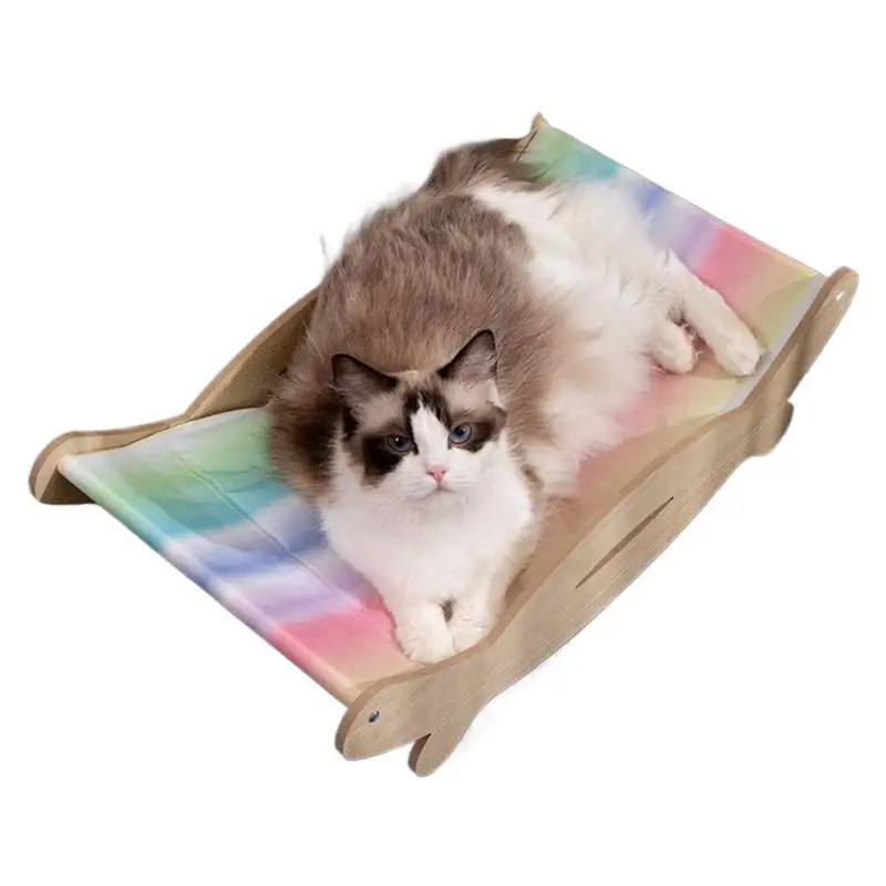 Cat Recliner Chair Cooling Indoor Cat Beach Chair Wooden Kitten Hammock Lounger For Indoor Outdoor Scratch-resistant Puppy Sofa
Cat Recliner Chair Cooling Indoor Cat Beach Chair Wooden Kitten Hammock Lounger For Indoor Outdoor Scratch-resistant Puppy Sofa