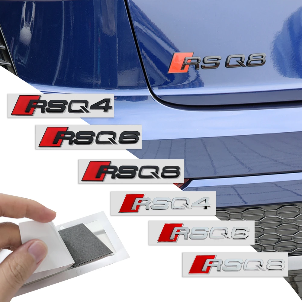 3D ABS Car Trunk SQ3 SQ5 SQ7 RSQ3 RSQ5 RSQ7 Sticker Badge Decor Auto Accessories For Audi Sline RS TT A3 A4 A5 S3 S4 S5 A6 S6 S7
3D ABS Car Trunk SQ3 SQ5 SQ7 RSQ3 RSQ5 RSQ7 Sticker Badge Decor Auto Accessories For Audi Sline RS TT A3 A4 A5 S3 S4 S5 A6 S6 S7