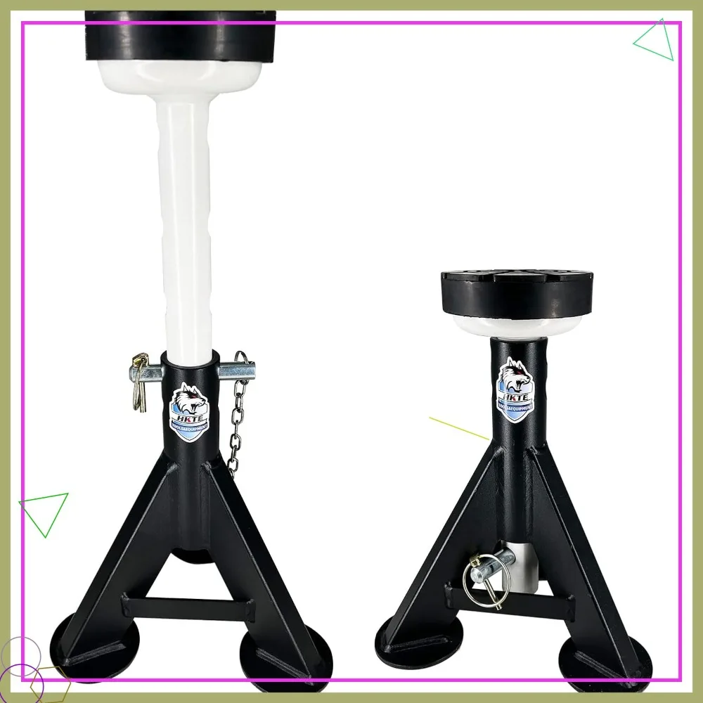 4 Ton Heavy Duty Jack Stands, Low Profile, Security Locking Pins, 8,000 lbs Capacity, 2 Pack
4 Ton Heavy Duty Jack Stands, Low Profile, Security Locking Pins, 8,000 lbs Capacity, 2 Pack