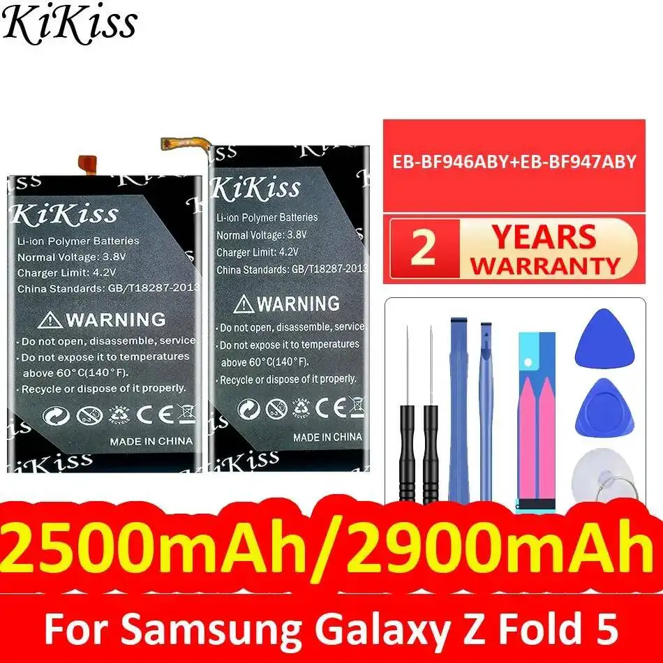 Reliable Power EB-BF946ABY+EB-BF947ABY For Samsung Galaxy Z Fold 5 2500mAh 2900mAh High Performance Mobile Phone Battery
Reliable Power EB-BF946ABY+EB-BF947ABY For Samsung Galaxy Z Fold 5 2500mAh 2900mAh High Performance Mobile Phone Battery