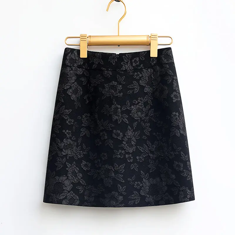 Jacquard A-line Mini Skirts Women New Spring Vintage Temperament Simple Printed Design Elegant Office Ladies Chic Stylish C192
Jacquard A-line Mini Skirts Women New Spring Vintage Temperament Simple Printed Design Elegant Office Ladies Chic Stylish C192