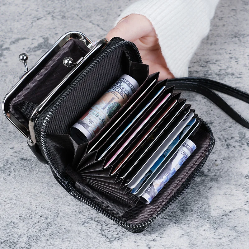 New wallet women fashion wrist strap short coin purse large capacity coin clip bag multi-card card bag wallet
New wallet women fashion wrist strap short coin purse large capacity coin clip bag multi-card card bag wallet