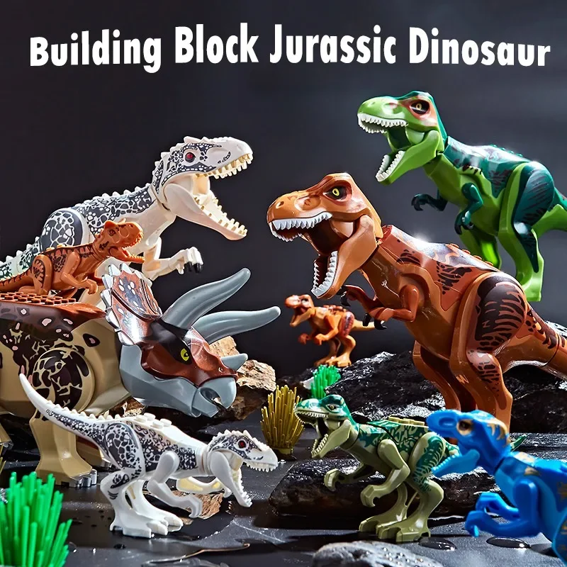 Строительные блоки динозавров, динозавр Юрского периода, кирпичи, мир Brutal Raptor, тираннозавр, индивидуальный I-Rex, сборная игрушка для детей, подарки
Строительные блоки динозавров, динозавр Юрского периода, кирпичи, мир Brutal Raptor, тираннозавр, индивидуальный I-Rex, сборная игрушка для детей, подарки