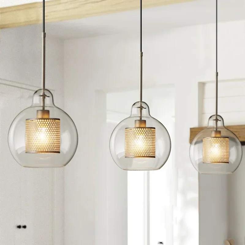 American Industrial Style Pendant Lights Single Head Chandeliers Retro Minimalist Bar Counter Glass Ball Hanging Lamps Bedsides
American Industrial Style Pendant Lights Single Head Chandeliers Retro Minimalist Bar Counter Glass Ball Hanging Lamps Bedsides