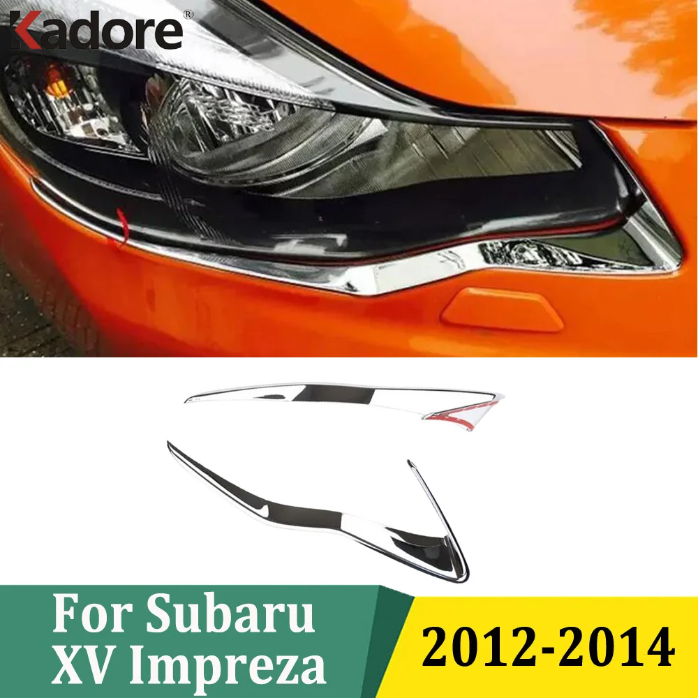 For Subaru XV Impreza Hatchback 2012 2013 2014 ABS Chrome Front Head Light Lamp Cover Trim Headlight Eyebrow Strips Car Styling
For Subaru XV Impreza Hatchback 2012 2013 2014 ABS Chrome Front Head Light Lamp Cover Trim Headlight Eyebrow Strips Car Styling