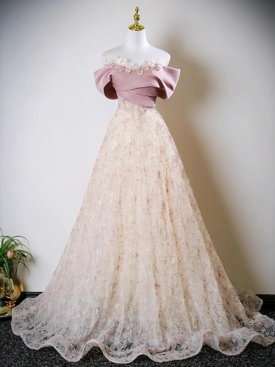 Ele Evening Gown One oulder Sle Wedding Dr for Women 2025 New High-End Luxury Adult Ceremony Host Art
Ele Evening Gown One oulder Sle Wedding Dr for Women 2025 New High-End Luxury Adult Ceremony Host Art