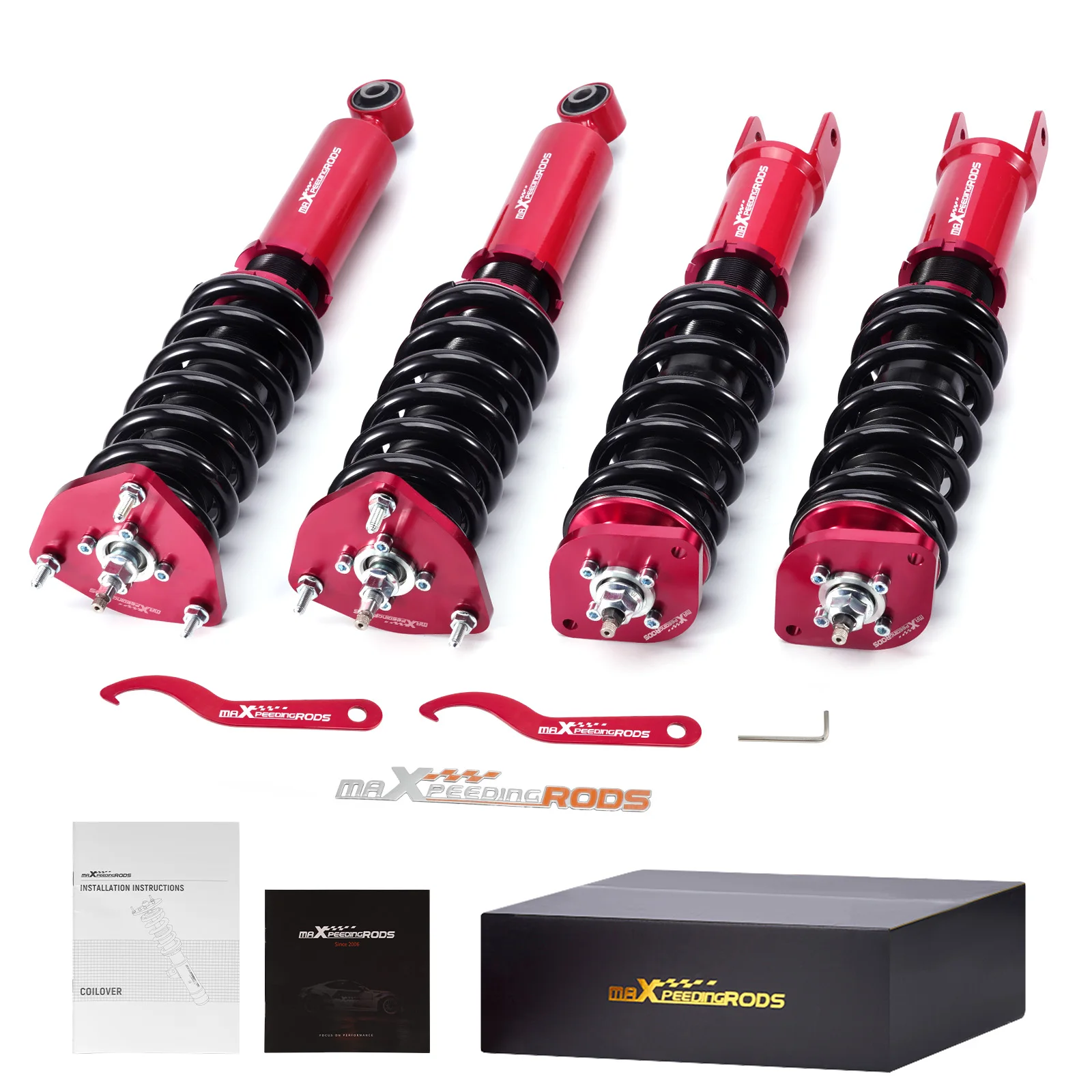 Coilover 24-позиционный демпфер Регулируемая подвеска подходит для Infiniti G37 RWD 08-15 370Z 09+
Coilover 24-позиционный демпфер Регулируемая подвеска подходит для Infiniti G37 RWD 08-15 370Z 09+