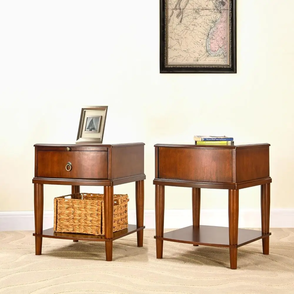 armhouse End Side Table Set o 2 with Pull-Out Tray And Storage Der, Soa Beside Tables, Nightstand, No-Tools Assembly 17.7”L x 19
armhouse End Side Table Set o 2 with Pull-Out Tray And Storage Der, Soa Beside Tables, Nightstand, No-Tools Assembly 17.7”L x 19