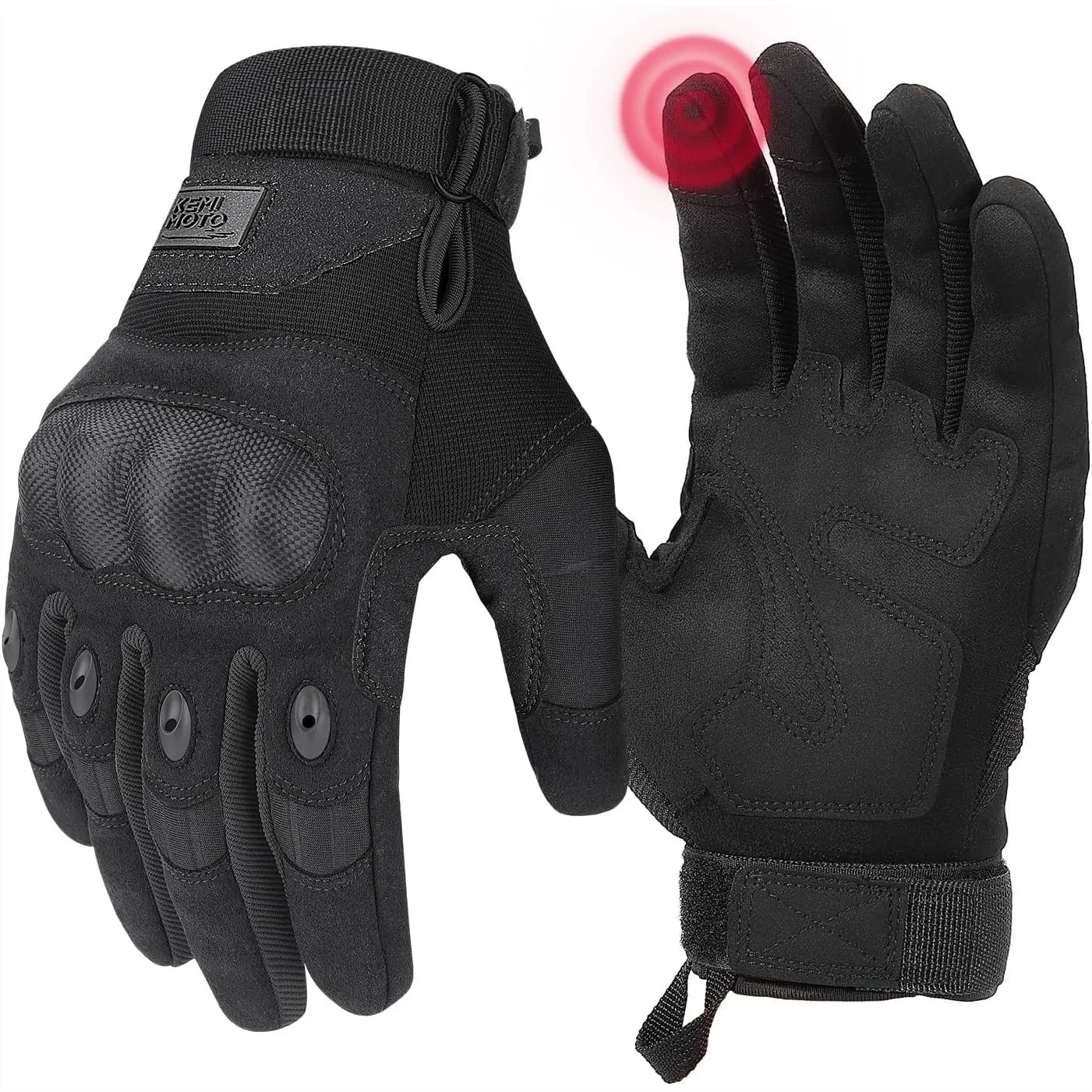Tactical Gloves for Men, Touchscreen Motorcycle Gloves with Hard Shell & Palm Padding for Sports, Cycling, Airsoft, Hunting
Tactical Gloves for Men, Touchscreen Motorcycle Gloves with Hard Shell & Palm Padding for Sports, Cycling, Airsoft, Hunting