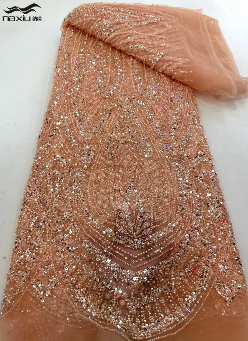 Желтая роскошная ткань Madison с пайетками, высококачественная, для вышивки, ручной работы, сетчатое кружево с бисером, для пошива женских свадебных платьев, коллекция 2026
Желтая роскошная ткань Madison с пайетками, высококачественная, для вышивки, ручной работы, сетчатое кружево с бисером, для пошива женских свадебных платьев, коллекция 2026