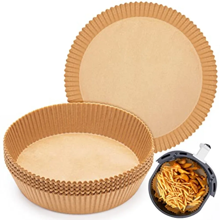 100pcs Air Fryer Disposable Liner - 7.9inch Non-Stick Parchment Paper for Baking, Roasting, Microwave - Oil-proof, Food Grade
100pcs Air Fryer Disposable Liner - 7.9inch Non-Stick Parchment Paper for Baking, Roasting, Microwave - Oil-proof, Food Grade