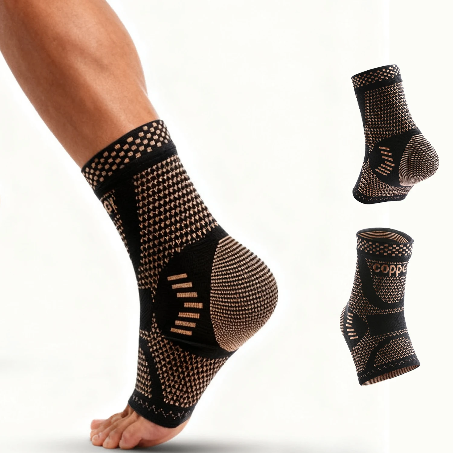 1 PC Outdoor Sports Knitting Elastic Copper Ankle Protection, Ankle Sprain Protection, Ankle Wrist Daily Exercise Cycling equipm
1 PC Outdoor Sports Knitting Elastic Copper Ankle Protection, Ankle Sprain Protection, Ankle Wrist Daily Exercise Cycling equipm