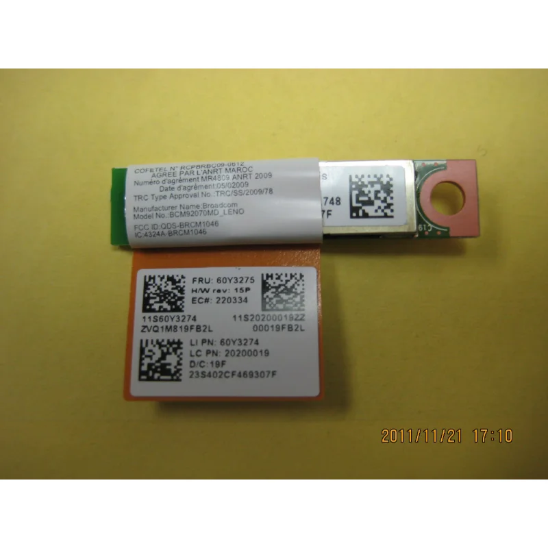New wlan Card Bluetooth 3.0 Module For Lenovo Thinkpad T420 T420i X220 X220i X220T T420S E420 T520 W520 Series 60y3275
New wlan Card Bluetooth 3.0 Module For Lenovo Thinkpad T420 T420i X220 X220i X220T T420S E420 T520 W520 Series 60y3275