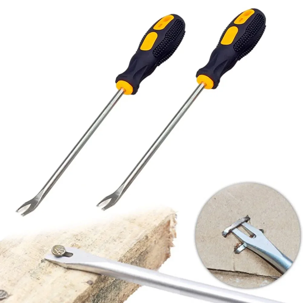 260mm Nail Puller Pry Tool Nail Remover U V Type Screwdriver Big Rubber Handle Chrome Vanadium Steel Screw Driver Hand Tool
260mm Nail Puller Pry Tool Nail Remover U V Type Screwdriver Big Rubber Handle Chrome Vanadium Steel Screw Driver Hand Tool