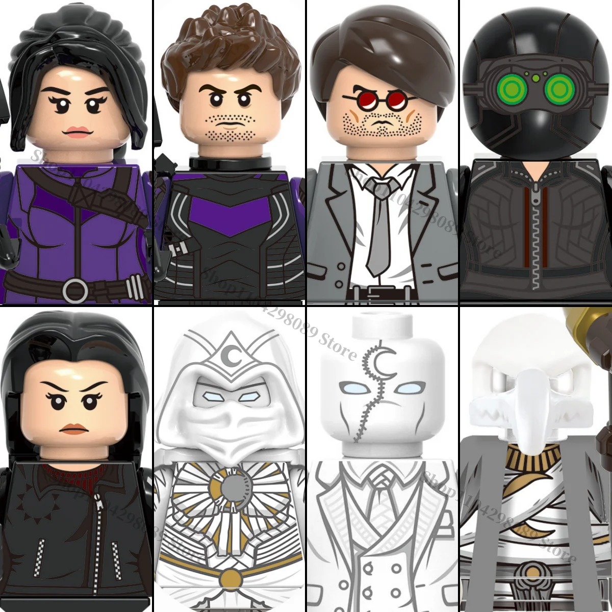 Marvel X0330 anime characte Kate Bishop Moon Knight building blocks children's mini brick toys holiday birthday gifts
Marvel X0330 anime characte Kate Bishop Moon Knight building blocks children's mini brick toys holiday birthday gifts
