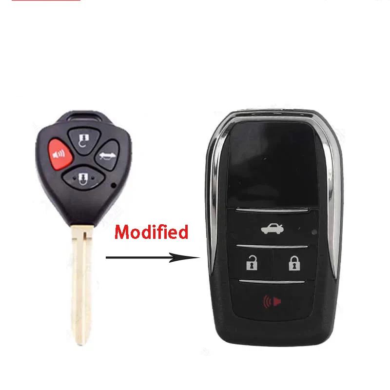 Модифицированный складной чехол для ключа Toyota RAV4 Corolla Camry Avalon Venza Yaris, корпус дистанционного ключа
Модифицированный складной чехол для ключа Toyota RAV4 Corolla Camry Avalon Venza Yaris, корпус дистанционного ключа
