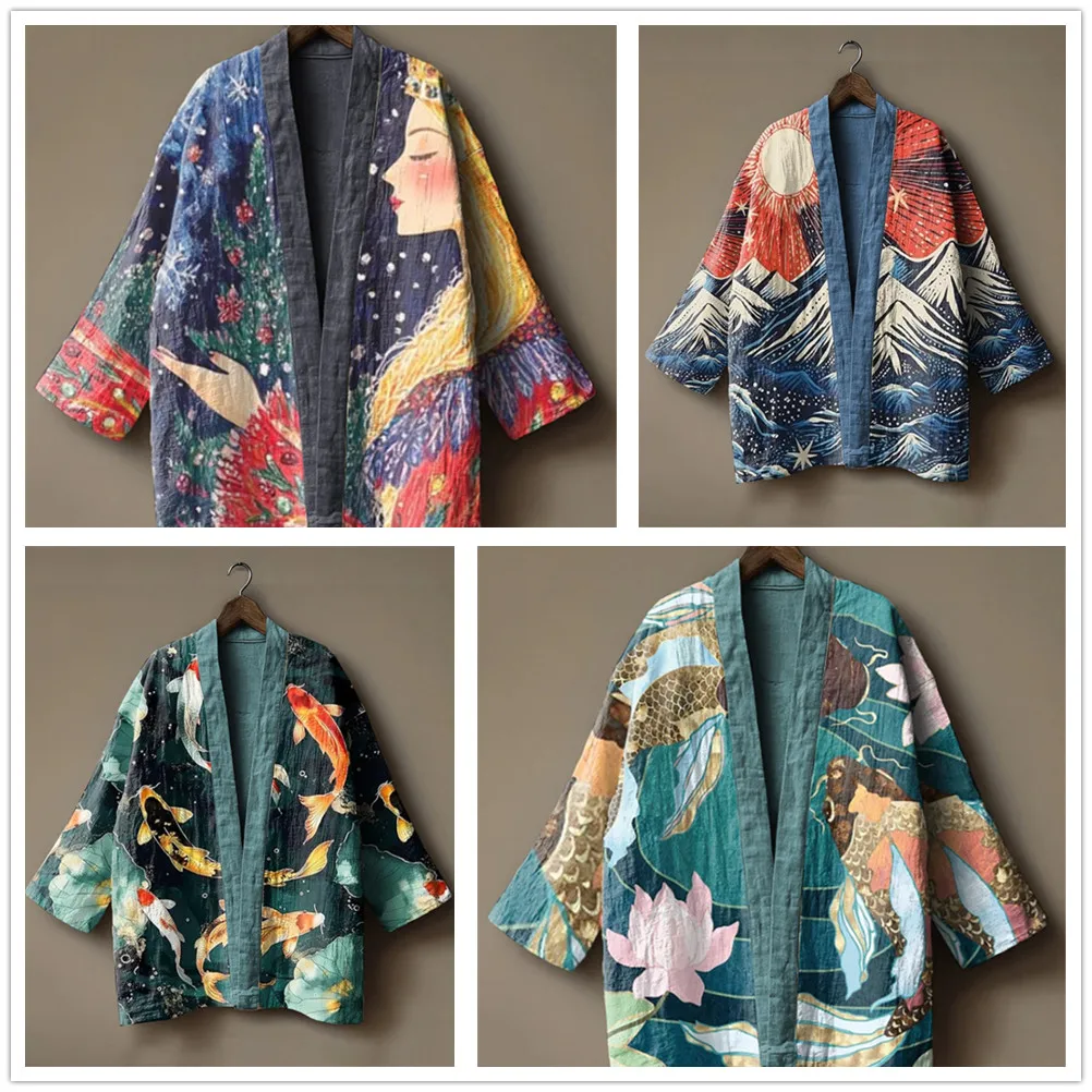 Cartoon Print Kimono Loose Japanese Streetwear Cardigan Women Men Harajuku Haori Cosplay Top Shirts Yukata
Cartoon Print Kimono Loose Japanese Streetwear Cardigan Women Men Harajuku Haori Cosplay Top Shirts Yukata