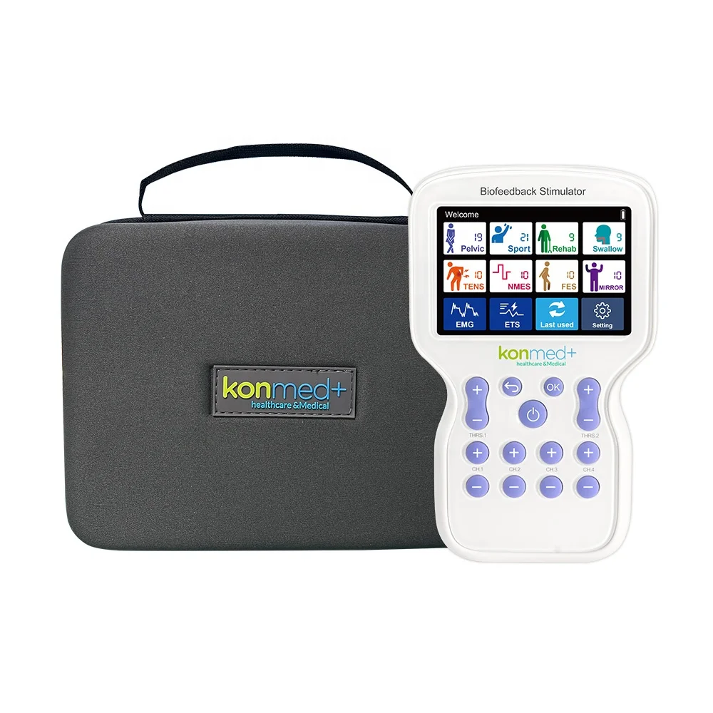 Smart Konmed KM580 Portable 4-Channel EMS Biofeedback Neuromuscular Stimulator TENS Made of Durable ABS Material
Smart Konmed KM580 Portable 4-Channel EMS Biofeedback Neuromuscular Stimulator TENS Made of Durable ABS Material