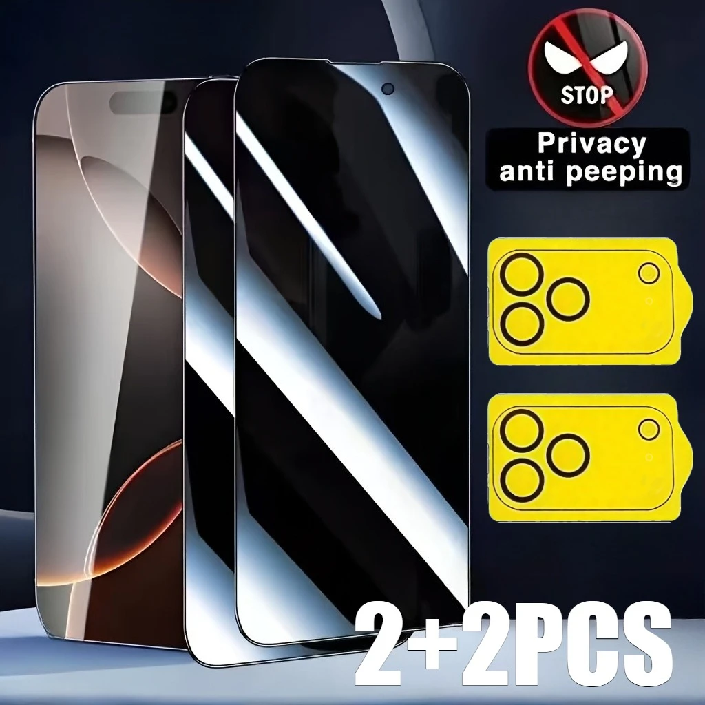 2Privacy Screen Protectors+2Camera Protectors for iPhone 17/Air/17 Pro Max Glass for iphone 17 Pro Max 17 Pro Anti-Scratch Film
2Privacy Screen Protectors+2Camera Protectors for iPhone 17/Air/17 Pro Max Glass for iphone 17 Pro Max 17 Pro Anti-Scratch Film