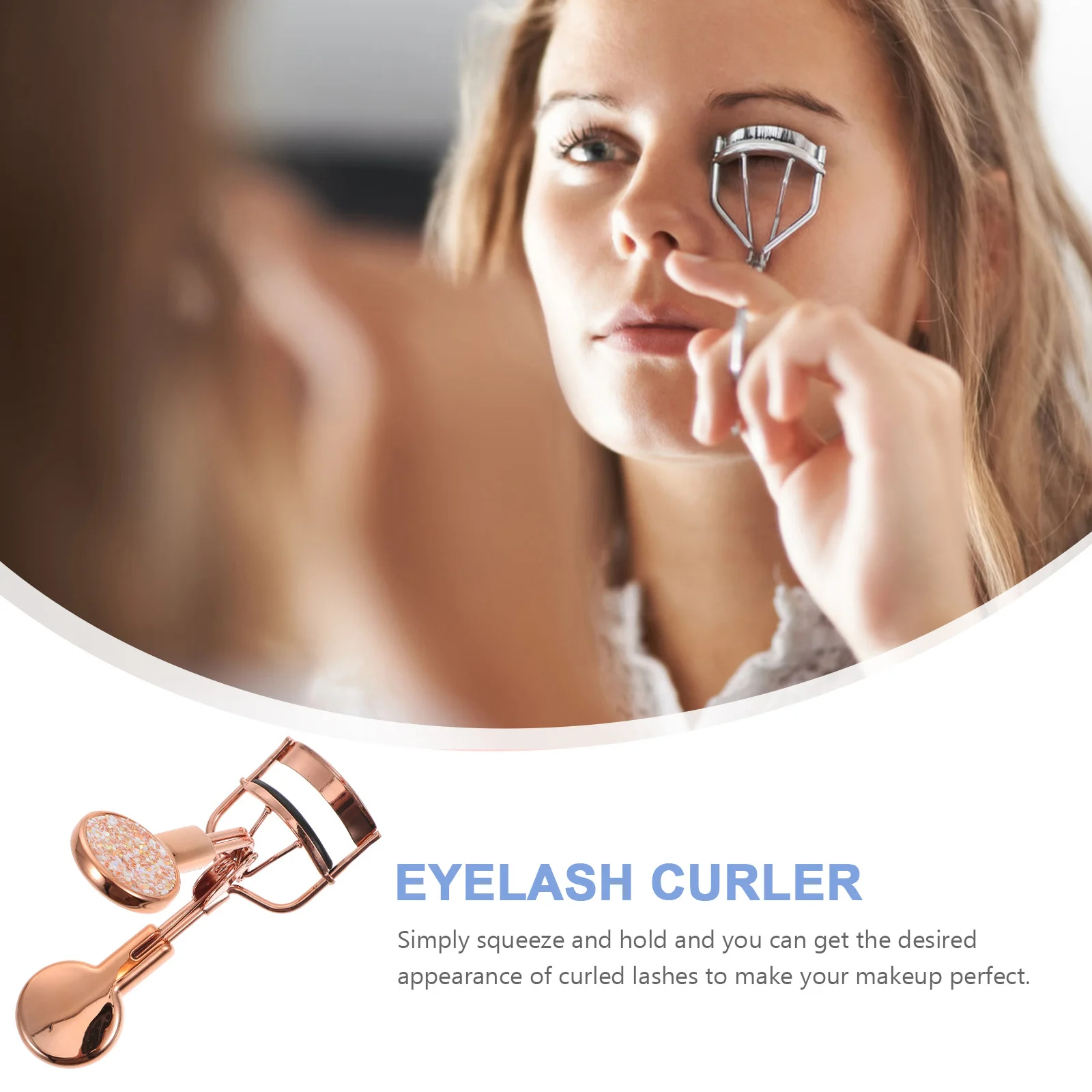 Stainless Steel Eyelash Curler Glitter Design Professional Grade Tool for Natural Looking Curled Lashes No Damage to Eyelids
Stainless Steel Eyelash Curler Glitter Design Professional Grade Tool for Natural Looking Curled Lashes No Damage to Eyelids
