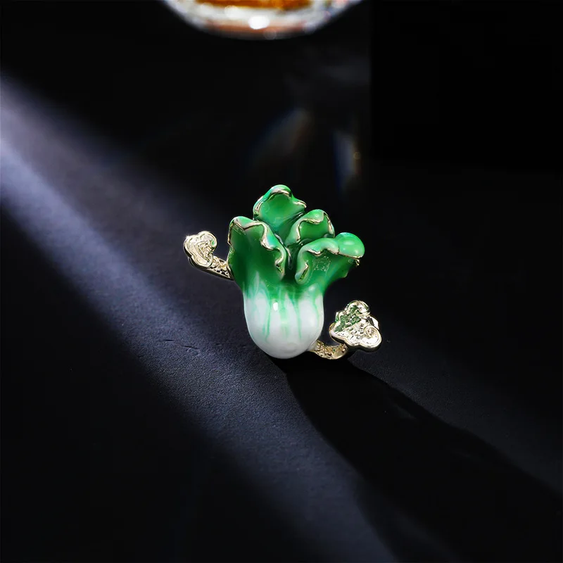 New Chinese Style Oil Drop Ruyi Cabbage Good Meaning Brooch Unisex Versatile Suit Coat Pin Accessory
New Chinese Style Oil Drop Ruyi Cabbage Good Meaning Brooch Unisex Versatile Suit Coat Pin Accessory