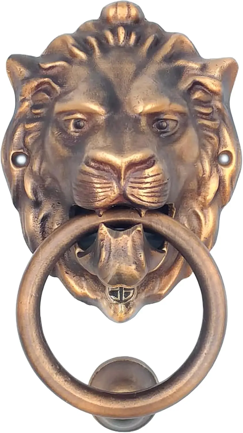 Дверной молоток XL Lions Head, 8,7 дюйма, 3 фунта, плотная твердая латунь, нелакированная отделка (античная медь) — новая популярность
Дверной молоток XL Lions Head, 8,7 дюйма, 3 фунта, плотная твердая латунь, нелакированная отделка (античная медь) — новая популярность
