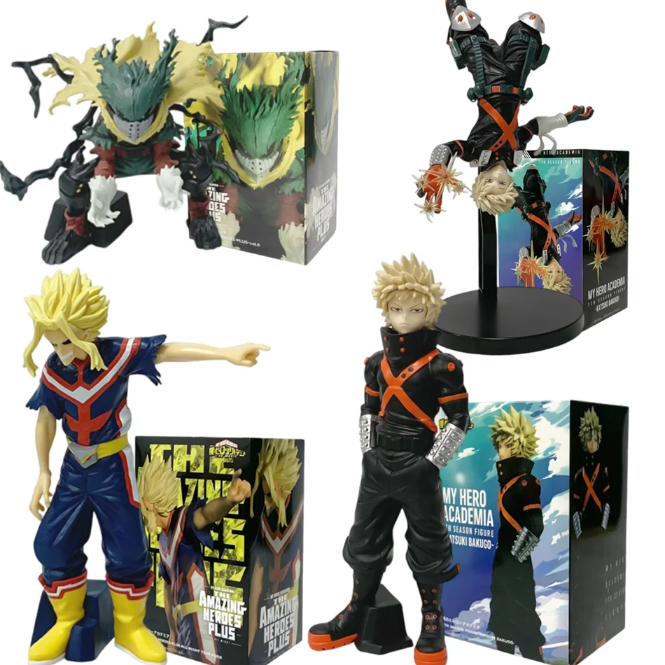 Горячие аниме «Мой герой Академии», набор фигурок All Might Midoriya Bakugo, коллекционные фигурки из ПВХ, рождественские подарки для фанатов
Горячие аниме «Мой герой Академии», набор фигурок All Might Midoriya Bakugo, коллекционные фигурки из ПВХ, рождественские подарки для фанатов